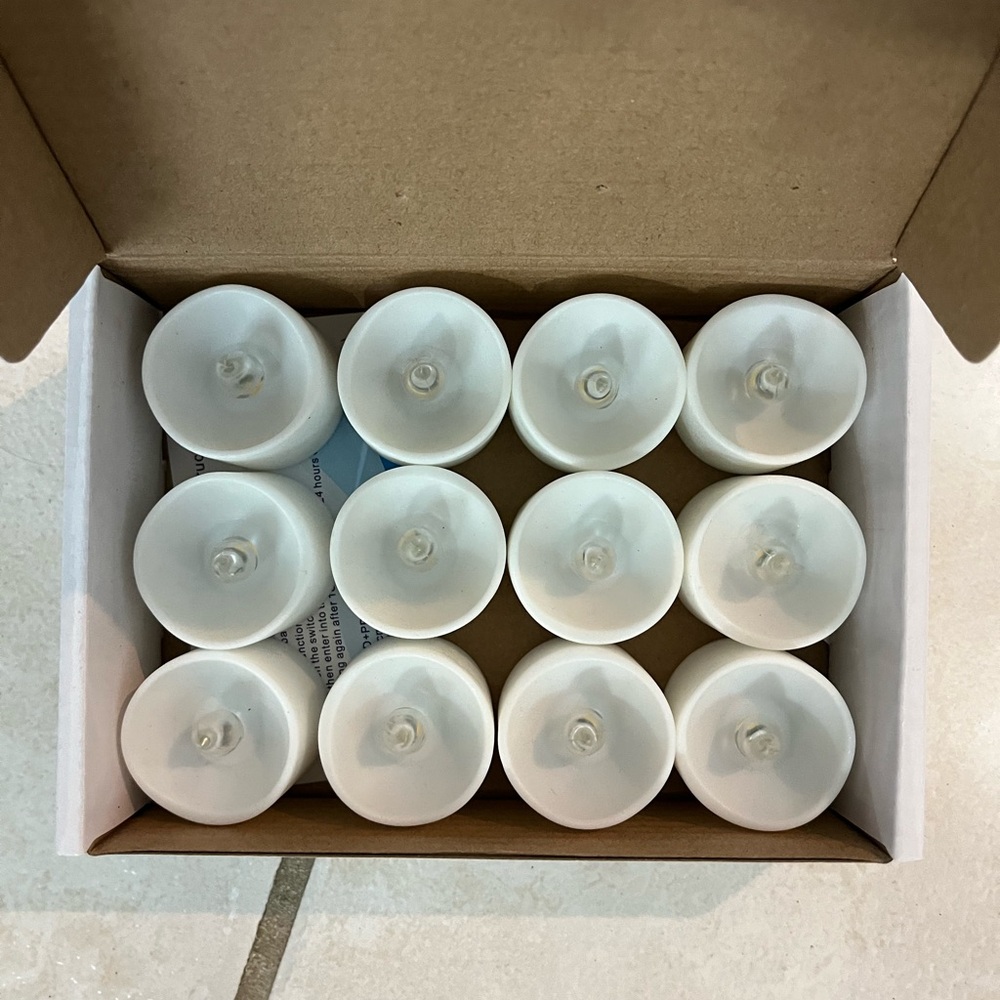 Set of White Tealight Candles